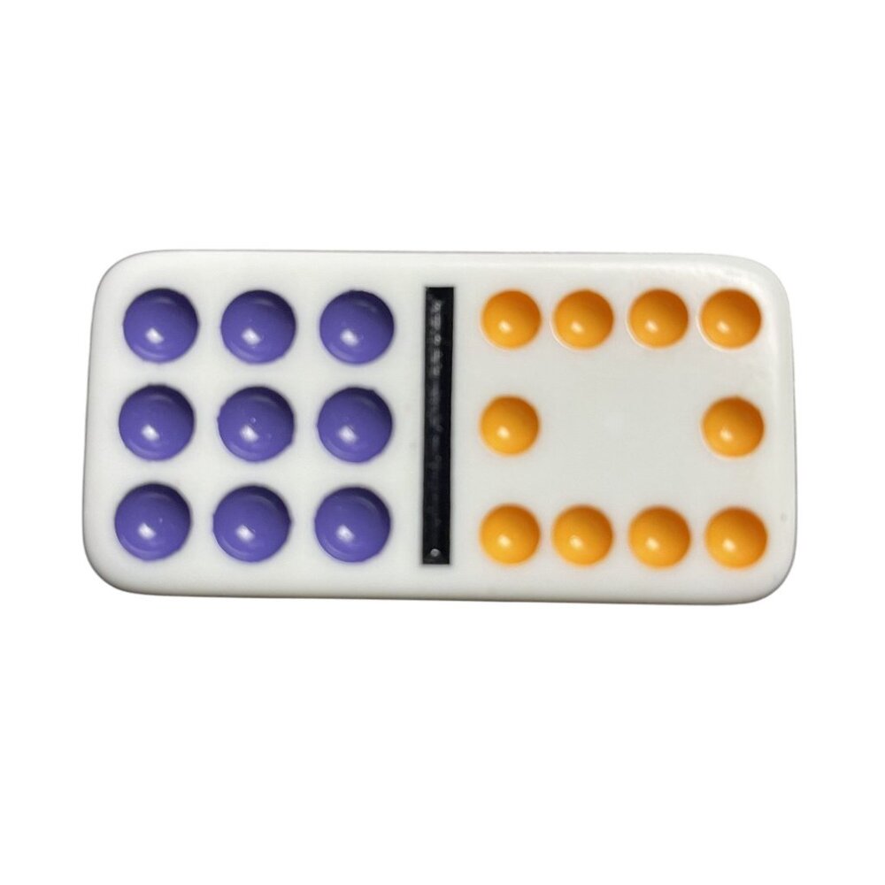 Double Twelve Dominoes Replacement Tile 9 10 Color Dot mq